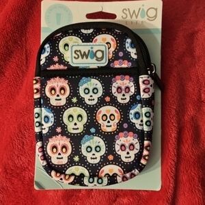 Swig Life Skull Pattern Pouch Pack That Fits Around Most Cups No Bigger 40oz